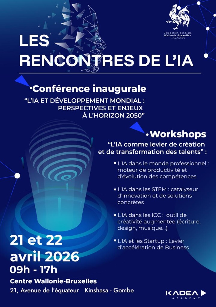 Affiche officielle — Les Rencontres de l’IA